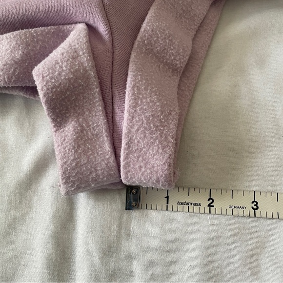 We Wore What Large Purple Lounge Sweatpants Shorts ~ Casual Cozy Cheeky - Picture 7 of 9